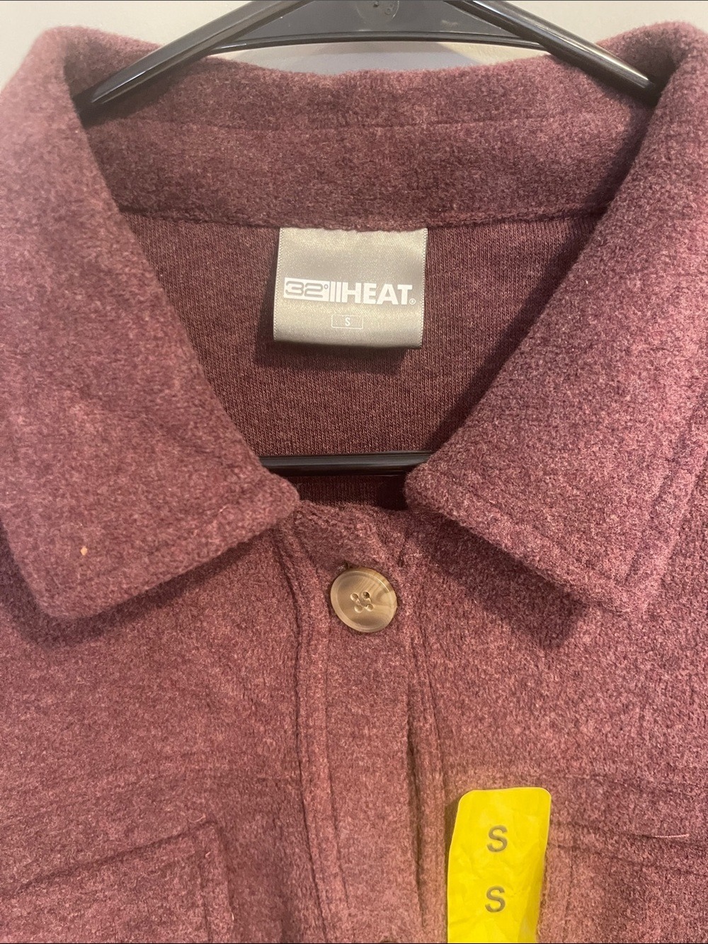 NWOT 32 Degrees Heat Women's Relaxed Fit Long Sleeve Button-Up Shirt Size Small - Picture 6 of 8